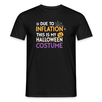 Costume Halloween Inflation - T-shirt homme - noir - Devant - AI Model Male 178 light (178cm)