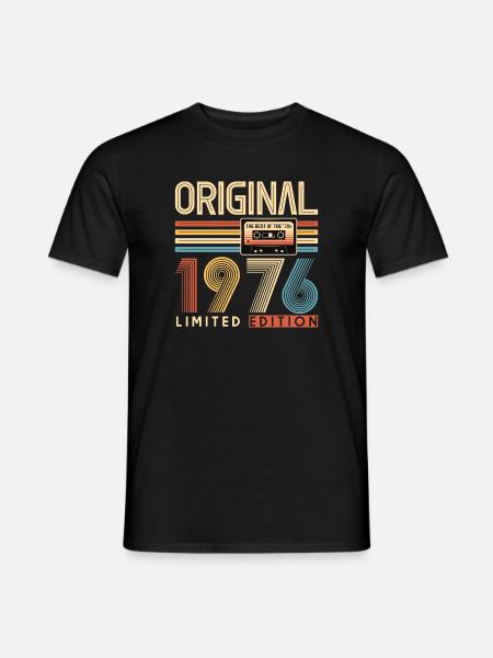 50th birthday, 50 years - Men's T-Shirt - black
