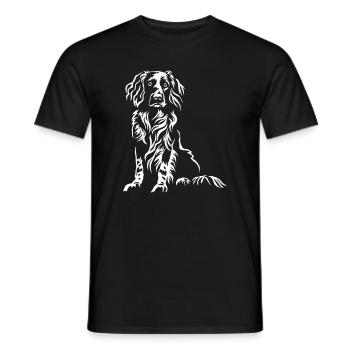 Münsterländer « Édition noire » - T-shirt homme - noir - Devant - AI Model Male 178 light (178cm)