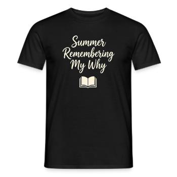 L’été se souvenant de mon pourquoi - T-shirt homme - noir - Devant - AI Model Male 178 light (178cm)