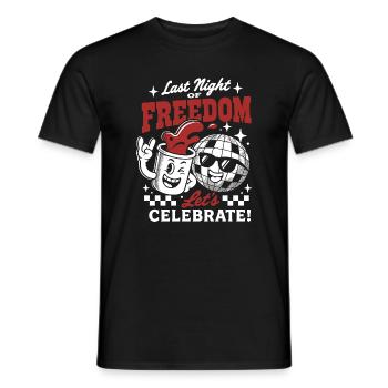 No Probllama JGA Lama Design - Men's T-Shirt - black - Front - AI Model Male 178 light (178cm)