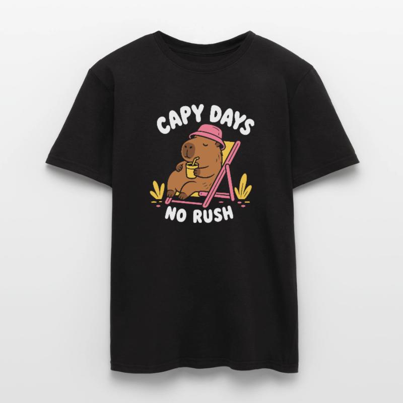 Journées de capy sans précipitation Capybara T-shirt homme