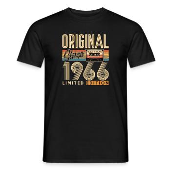60th birthday, 60 years - Men's T-Shirt - black - Front - AI Model Male 178 light (178cm)
