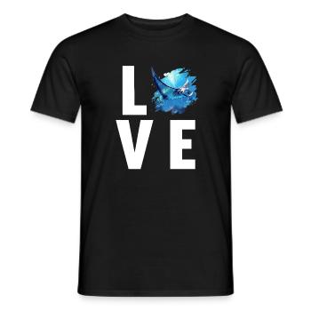 Raies Manta Raies - T-shirt homme - noir - Devant - AI Model Male 178 light (178cm)