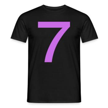 7 - T-shirt homme - noir - Devant - AI Model Male 178 light (178cm)