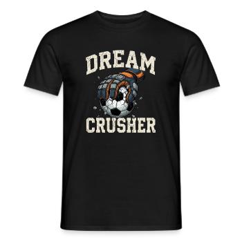 Brise-rêves du football - T-shirt homme - noir - Devant - AI Model Male 178 light (178cm)