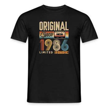 40. Geburtstag, 40 Jahre - Männer T-Shirt - Schwarz - Vorne - AI Model Male 178 light (178cm)