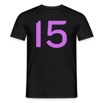15 - T-shirt homme - noir - Devant - AI Model Male 178 light (178cm)