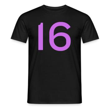 16 - T-shirt homme - noir - Devant - AI Model Male 178 light (178cm)