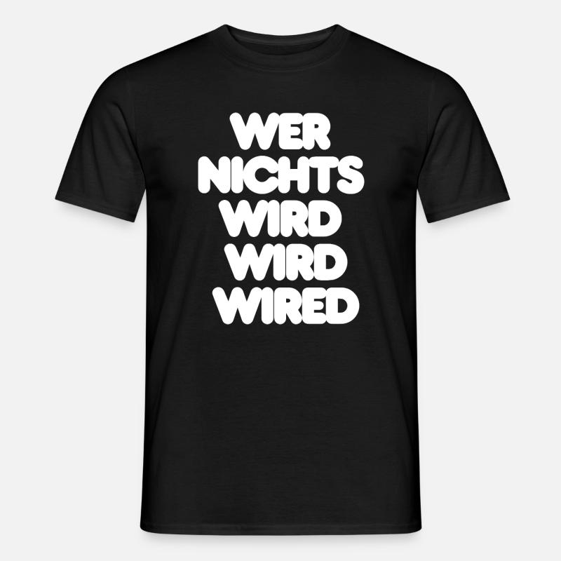 , WEISER SPRUCH, REALITY - Männer T-Shirt - Schwarz