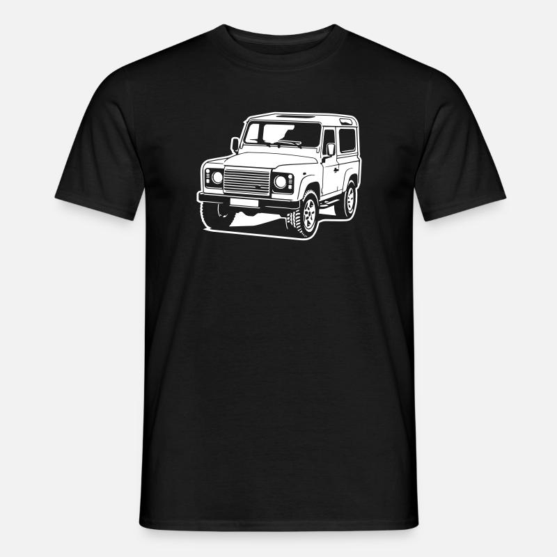 Defender (Differenzbild) - Männer T-Shirt - Schwarz