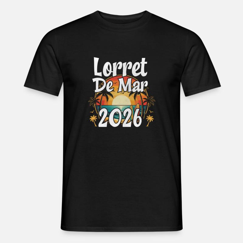 Lloret De Mar 2026 - Männer T-Shirt - Schwarz