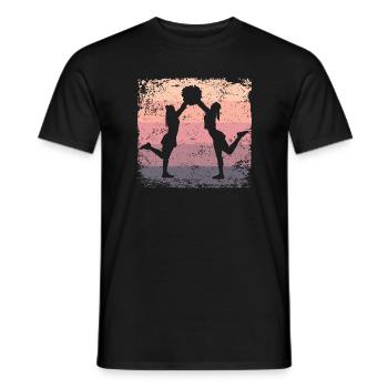 Cheerleader Cheer Mom Cheerleading - Männer T-Shirt - Schwarz - Vorne - AI Model Male 178 light (178cm)