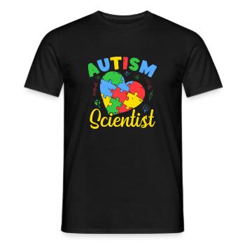 Enseignant de la maternelle Scientifique de l’autisme Maternelle - T-shirt homme - noir - Devant - AI Model Male 178 light (178cm)