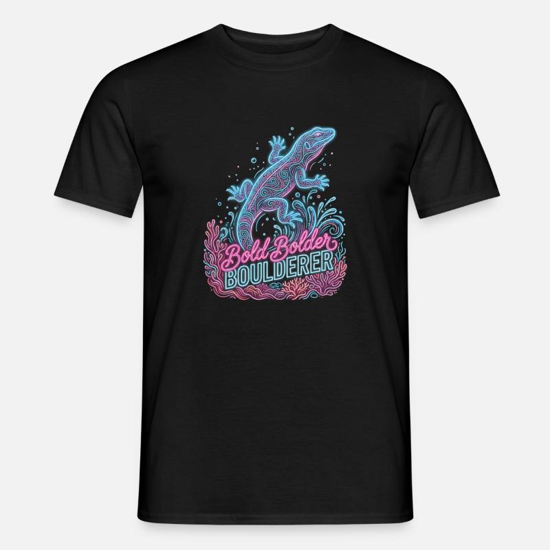 Bouldering Bold Bolder Boulderer - T-shirt homme - noir