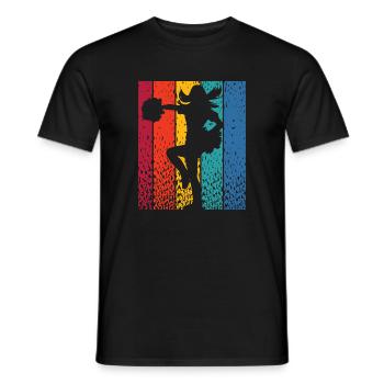Cheerleader Cheer Mom Cheerleading - Männer T-Shirt - Schwarz - Vorne - AI Model Male 178 light (178cm)