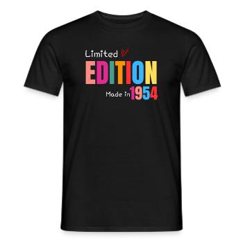 Limited edition Made in 1954 - T-shirt homme - noir - Devant - AI Model Male 178 light (178cm)