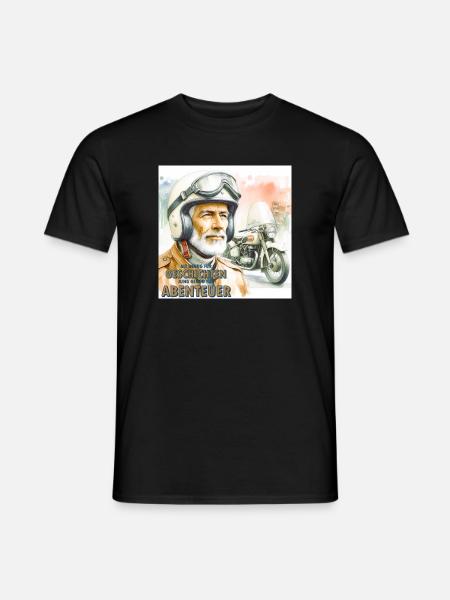 Geschichten und Abenteuer - Männer T-Shirt - Schwarz