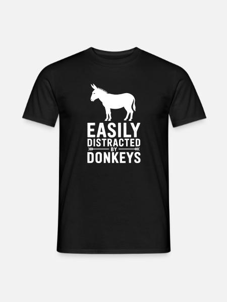 Donkey Sayings Donkey Funny Donkey Gift - Men's T-Shirt - black