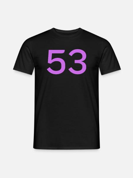 53 - T-shirt homme - noir
