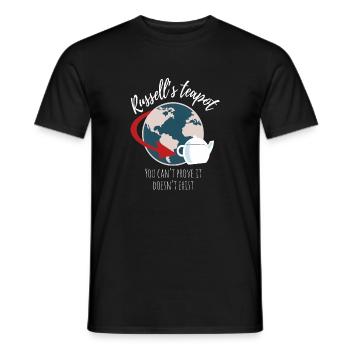 Russell's teapot - Men's T-Shirt - black - Front - AI Model Male 178 light (178cm)