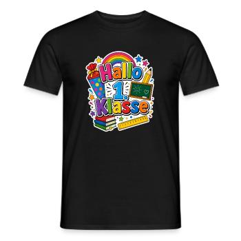 Schulkind 2026 Einschulung 2026 Schulanfang - Männer T-Shirt - Schwarz - Vorne - AI Model Male 178 light (178cm)