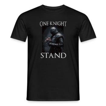 Ritter Buhurt Krieger Motiv Bouhourt Hobby Buhurt - Männer T-Shirt - Schwarz - Vorne - AI Model Male 178 light (178cm)