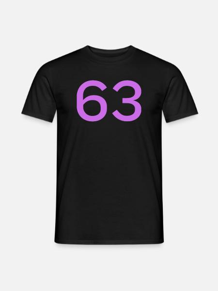 63 - T-shirt homme - noir