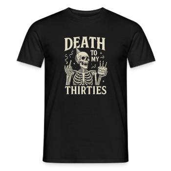Lustiger 40. Geburtstag - Männer T-Shirt - Schwarz - Vorne - AI Model Male 178 light (178cm)