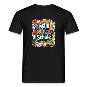 Schulkind 2026 Einschulung 2026 Schulanfang - Männer T-Shirt - Schwarz - Vorne - AI Model Male 178 light (178cm)