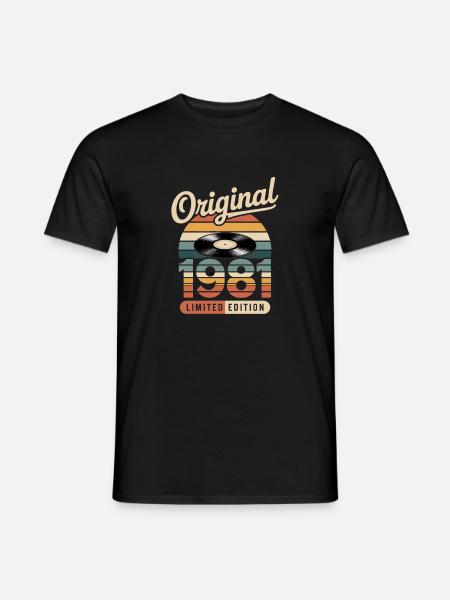 Edition limitée 1981 - T-shirt homme - noir