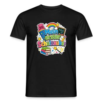 Schulkind 2026 Einschulung 2026 Schulanfang - Männer T-Shirt - Schwarz - Vorne - AI Model Male 178 light (178cm)