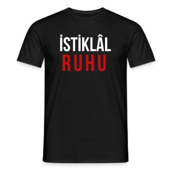 Spirit of Independence - Turkish Pride - Men's T-Shirt - black - Front - AI Model Male 178 light (178cm)