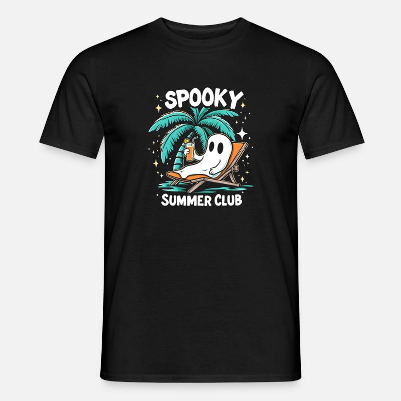Spooky Summer Summerween Halloween - Männer T-Shirt - Schwarz