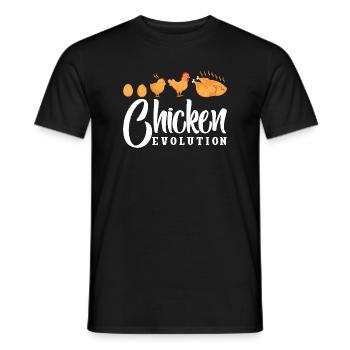 Chicken Whisperer Chicken Chicken Keeper Chickens - Men's T-Shirt - black - Front - AI Model Male 178 light (178cm)