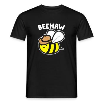 Beehaw Bee Cowboyhut - Männer T-Shirt - Schwarz - Vorne - AI Model Male 178 light (178cm)