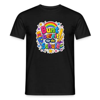 Schulkind 2026 Einschulung 2026 Schulanfang - Männer T-Shirt - Schwarz - Vorne - AI Model Male 178 light (178cm)