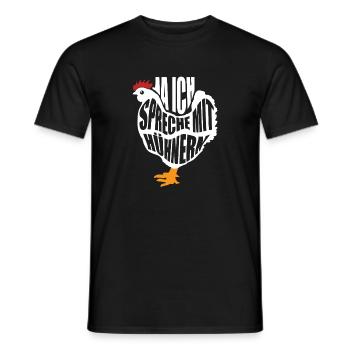 Chicken Whisperer Chicken Chicken Keeper Chickens - Men's T-Shirt - black - Front - AI Model Male 178 light (178cm)