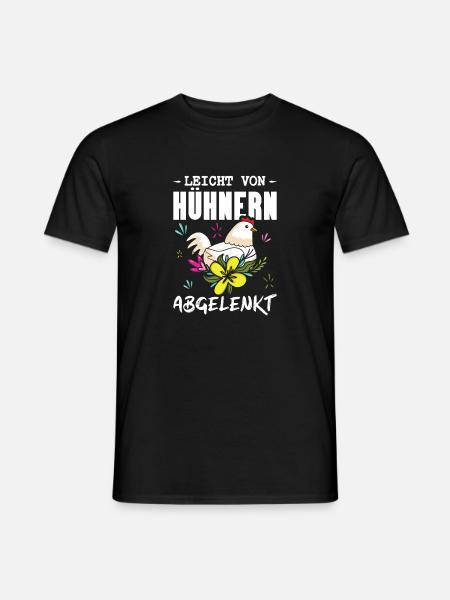 Hühnerflüsterer Huhn Hühnerhalter Hühner - Männer T-Shirt - Schwarz