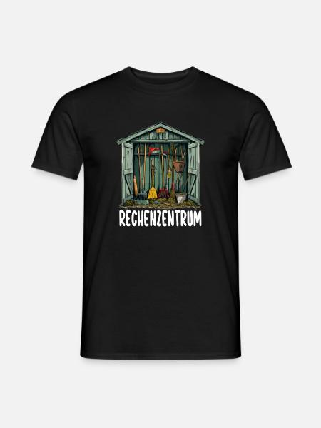 Rechenzentrum Selbstversorgung Gärtner   - Männer T-Shirt - Schwarz