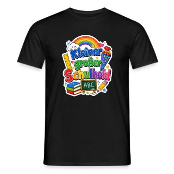 Schulkind 2026 Einschulung 2026 Schulanfang - Männer T-Shirt - Schwarz - Vorne - AI Model Male 178 light (178cm)