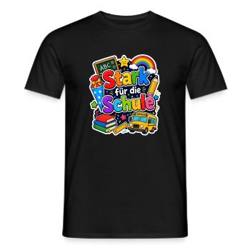 Schulkind 2026 Einschulung 2026 Schulanfang - Männer T-Shirt - Schwarz - Vorne - AI Model Male 178 light (178cm)