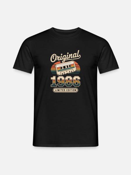 Edition limitée 1986 - T-shirt homme - noir