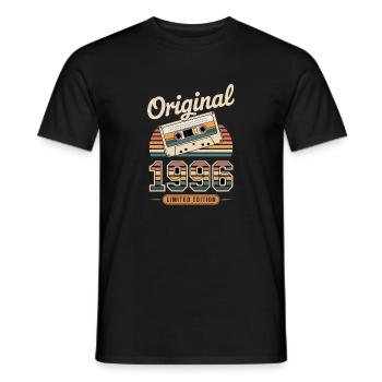 Edition limitée 1996 - T-shirt homme - noir - Devant - AI Model Male 178 light (178cm)