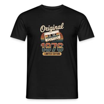 Limited Edition 1976 - Men's T-Shirt - black - Front - AI Model Male 178 light (178cm)