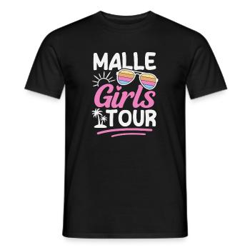 Tournée des filles à Majorque Fête Soirée des filles de vacances - T-shirt homme - noir - Devant - AI Model Male 178 light (178cm)