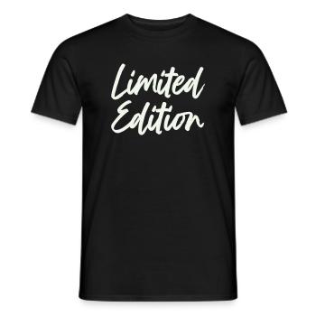 limited_edition- - Men's T-Shirt - black - Front - AI Model Male 178 light (178cm)
