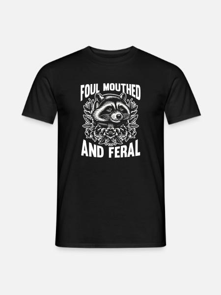 Trash Panda Raccoon - Men's T-Shirt - black
