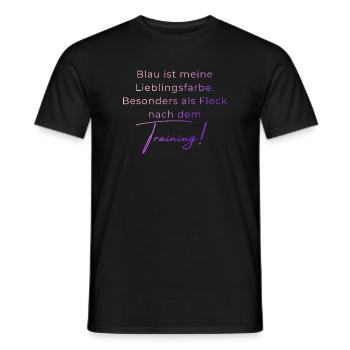 Voltigieren Training: Lustiger Volti Spruch - Männer T-Shirt - Schwarz - Vorne - AI Model Male 178 light (178cm)