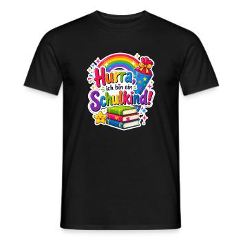 Schulkind 2026 Einschulung 2026 Schulanfang - Männer T-Shirt - Schwarz - Vorne - AI Model Male 178 light (178cm)